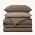 Waffle Weave Cotton Four-Piece Bedding Set
