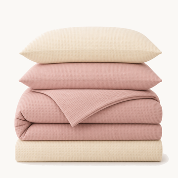 Milk Tea Pink + Goose Yellow Cotton