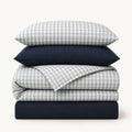Washed Cotton Plaid Bedding